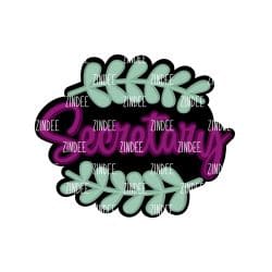 Secretary – Acrylic Badge Reel Blank (2") No Hole | Optional Sticker or UV DTF