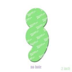 Alternative view of Semicolon – Acrylic Badge Reel Blank (2") No Hole | Optional Sticker or UV DTF