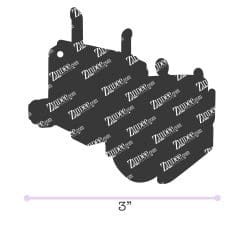 Alternative view of Semi-Truck 2 – Acrylic Keychain Blank (3") | Optional Sticker or UV DTF