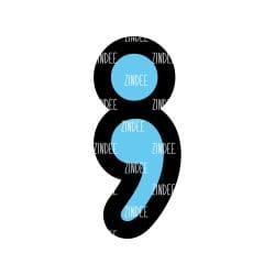 Semicolon Acrylic Blank- Sticker- UV DTF (1.5 inch)