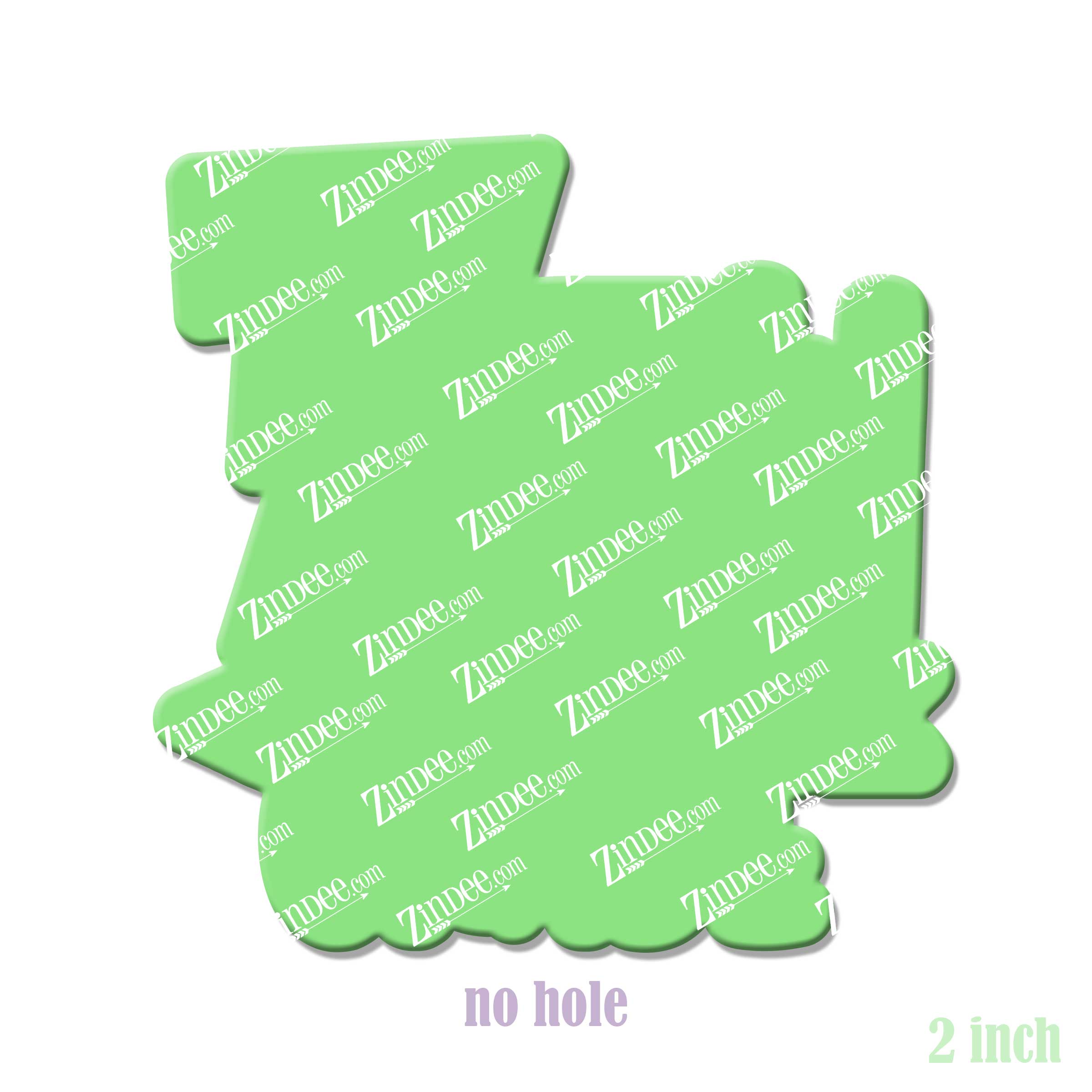 Alternative view of Seventh Grade Acrylic Blank- Sticker- UV DTF (2 inch) NO HOLE