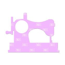 Alternative view of Sewing Machine acrylic blank (2 inch) NO HOLE