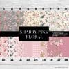 Shabby Pink Floral (vinyl)