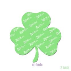 Alternative view of Clover 3 Leaf – Acrylic Badge Reel Blank (2") No Hole | Optional Sticker or UV DTF