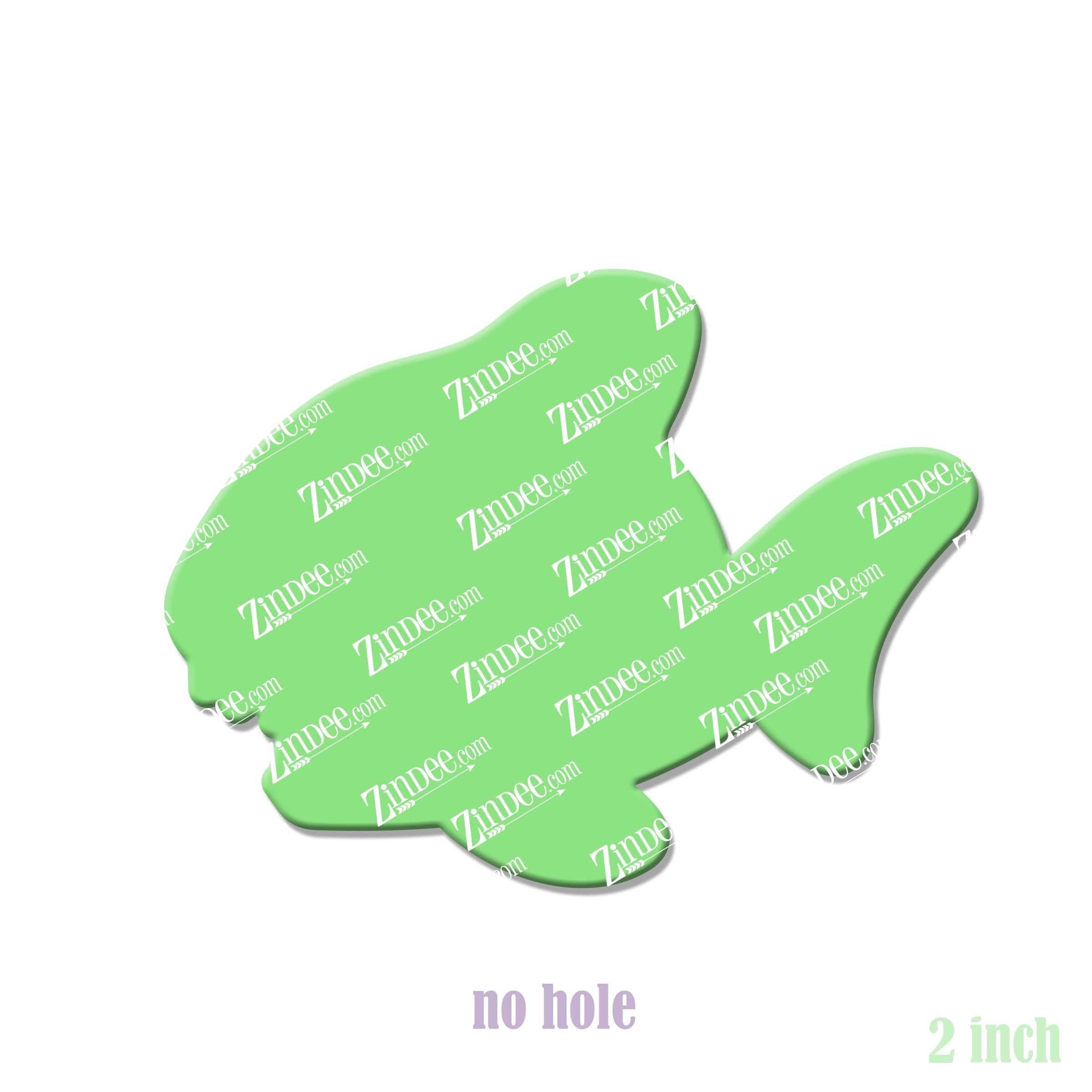 Alternative view of Shark Baby Acrylic Blank- Sticker- UV DTF (2 inch) NO HOLE