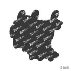 Alternative view of She Laughs Without Fear Acrylic Blank- Sticker- UV DTF (3 inch)