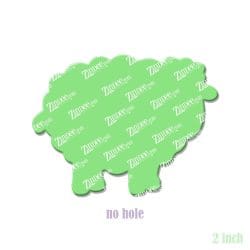 Alternative view of Sheep – Acrylic Badge Reel Blank (2") No Hole | Optional Sticker or UV DTF