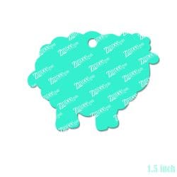 Alternative view of Sheep Acrylic Blank- Sticker- UV DTF (1.5 inch)