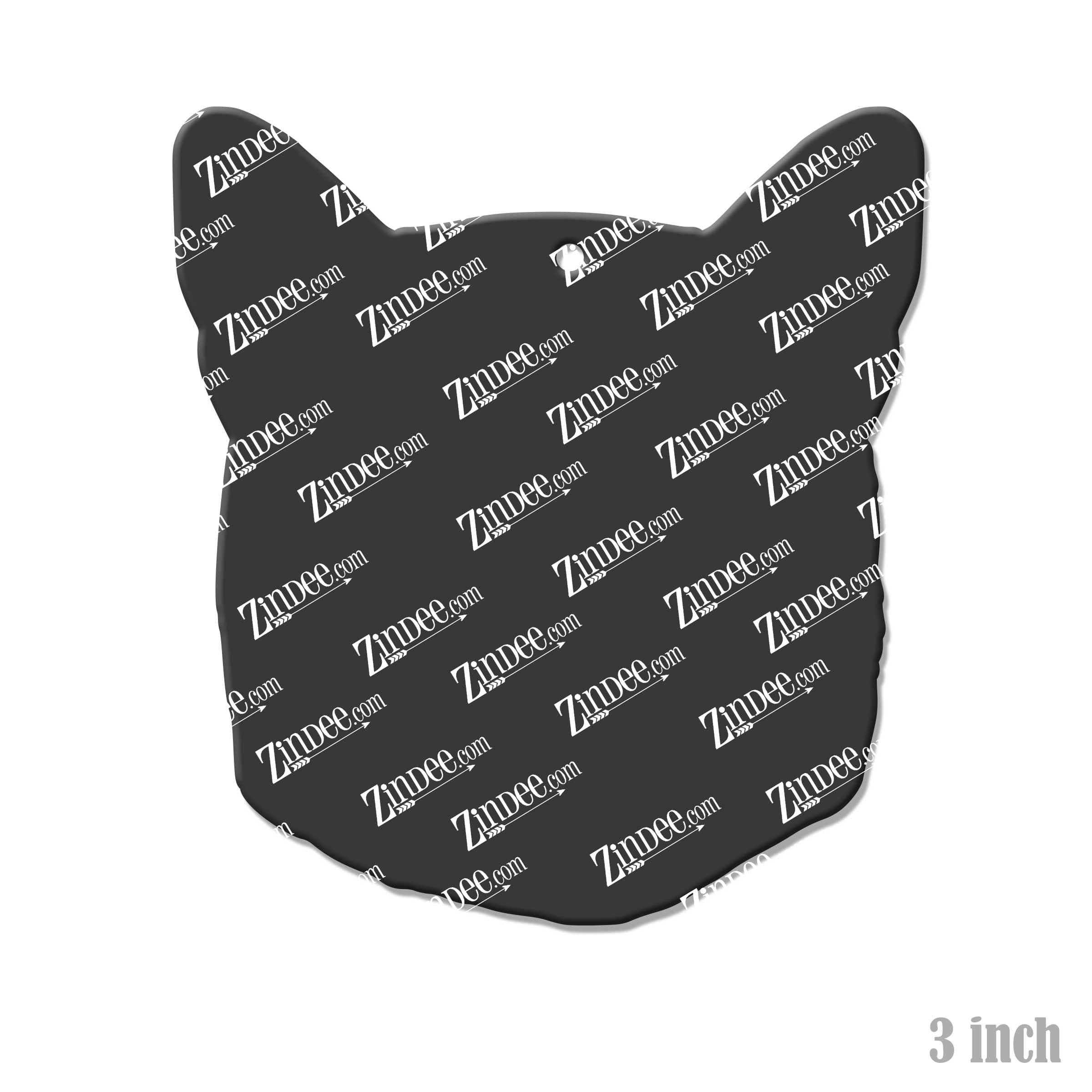 Shiba Inu Head acrylic blank (3 inch) (5 piece minimum)