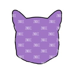 Alternative view of Shiba Inu Head acrylic blank (3 inch) (5 piece minimum)