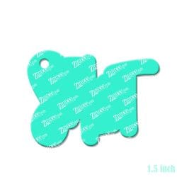 Alternative view of Shit (word) Acrylic Blank- Sticker- UV DTF (1.5 inch)