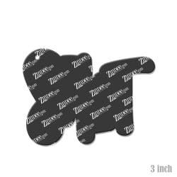 Alternative view of Shit (word) – Acrylic Keychain Blank (3") | Optional Sticker or UV DTF
