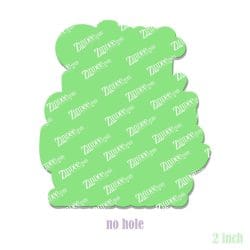 Alternative view of Shit Could Be Worse – Acrylic Badge Reel Blank (2") No Hole | Optional Sticker or UV DTF