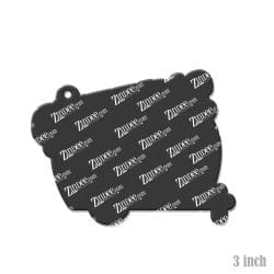 Alternative view of Shitter's Full Acrylic Blank- Sticker- UV DTF (3 inch)