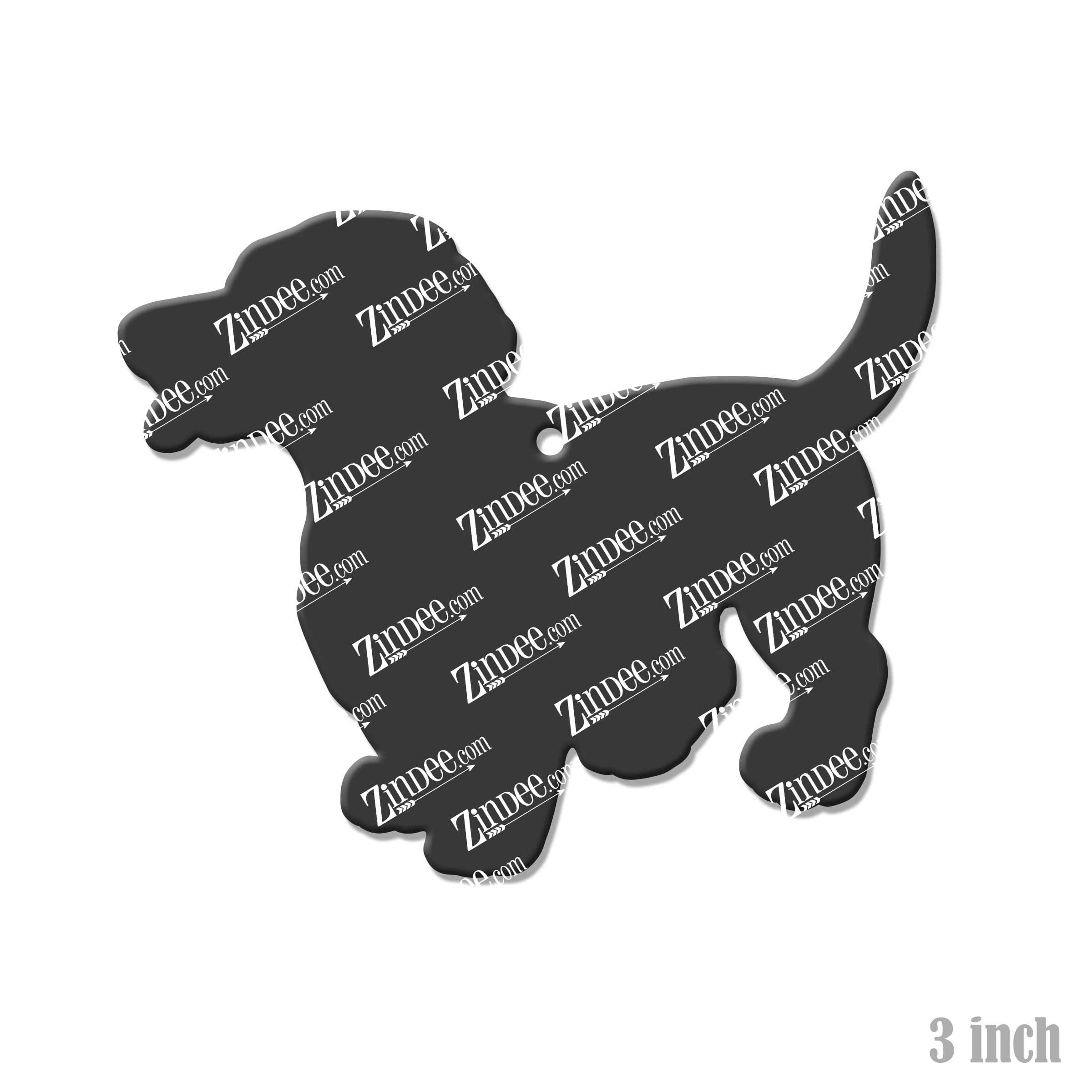 Short Hair Dachshund acrylic blank (3 inch)
