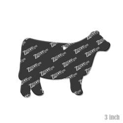 Alternative view of Show Heifer – Acrylic Keychain Blank (3") | Optional Sticker or UV DTF