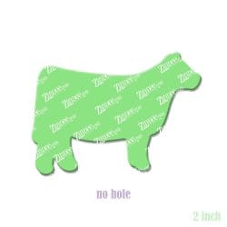 Alternative view of Show Heifer – Acrylic Badge Reel Blank (2") No Hole | Optional Sticker or UV DTF