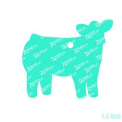 Alternative view of Show Heifer Girl Acrylic Blank- Sticker- UV DTF (1.5 inch)