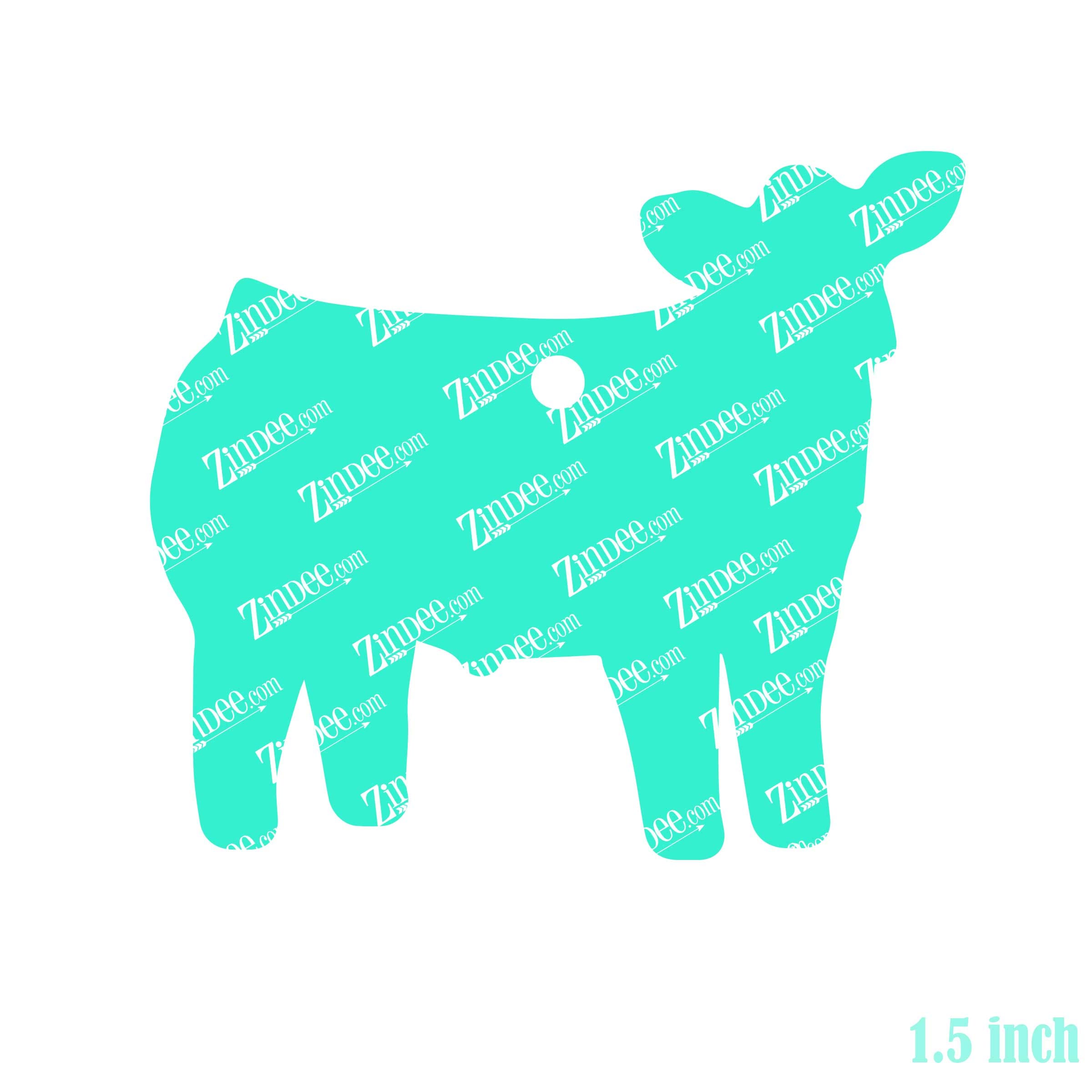 Show Calf Boy Acrylic Blank- Sticker- UV DTF (1.5 inch) - Image 2