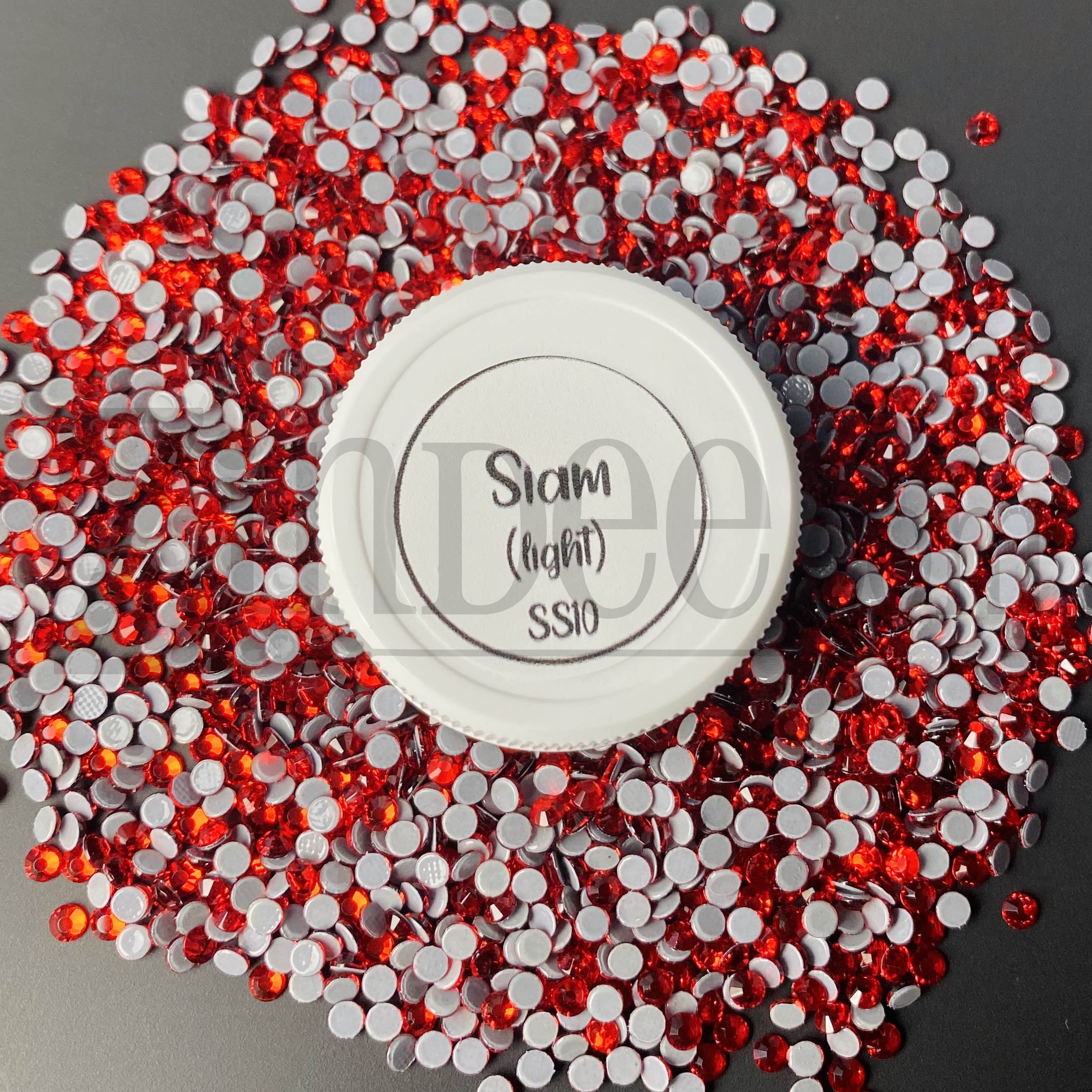Light siam Hotfix Rhinestone ss10 (machine cut) 10 Gross