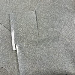 Silver Holographic Transparent Glitter Adhesive Scrap Pack