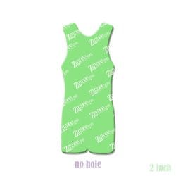 Singlet acrylic blank (2 inch) NO HOLE (5 piece minimum)