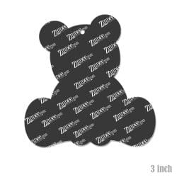 Sitting Bear – Acrylic Keychain Blank (3") | Optional Sticker or UV DTF - Image 2