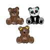 Sitting Bear – Acrylic Badge Reel Blank (2") No Hole | Optional Sticker or UV DTF