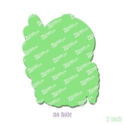 Alternative view of Sitting Bird – Acrylic Badge Reel Blank (2") No Hole | Optional Sticker or UV DTF