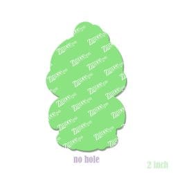 Alternative view of Sitting Chicken – Acrylic Badge Reel Blank (2") No Hole | Optional Sticker or UV DTF