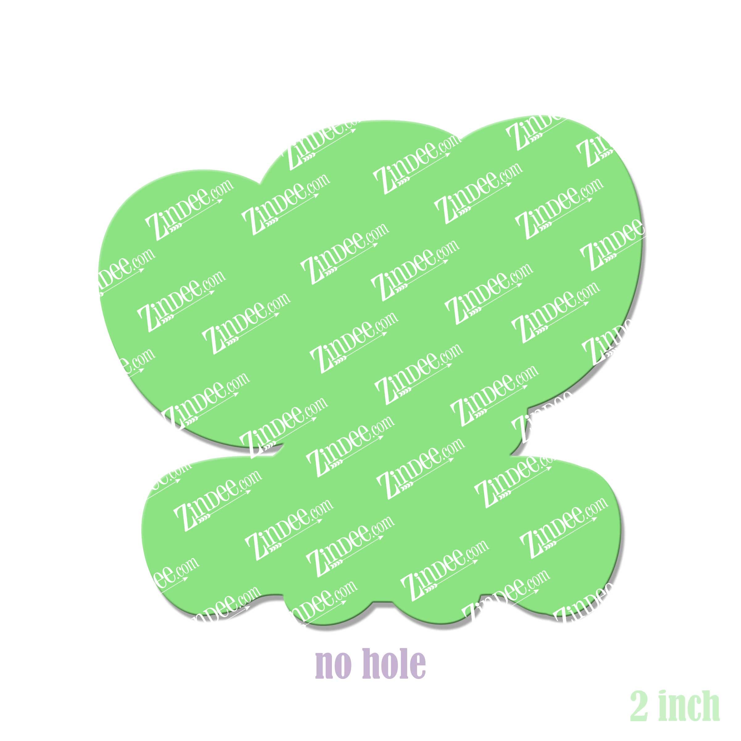 Alternative view of Sitting Elephant Acrylic Blank- Sticker- UV DTF (2 inch) NO HOLE