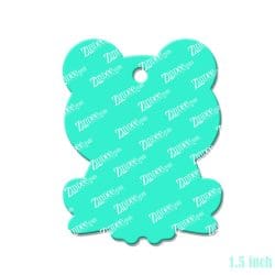 Alternative view of Sitting Frog Acrylic Blank- Sticker- UV DTF (1.5 inch)
