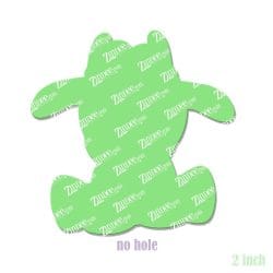 Alternative view of Sitting Goat – Acrylic Badge Reel Blank (2") No Hole | Optional Sticker or UV DTF