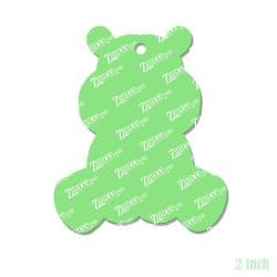 Sitting Hippo – Acrylic Keychain Blank (2") | Optional Sticker or UV DTF - Image 2