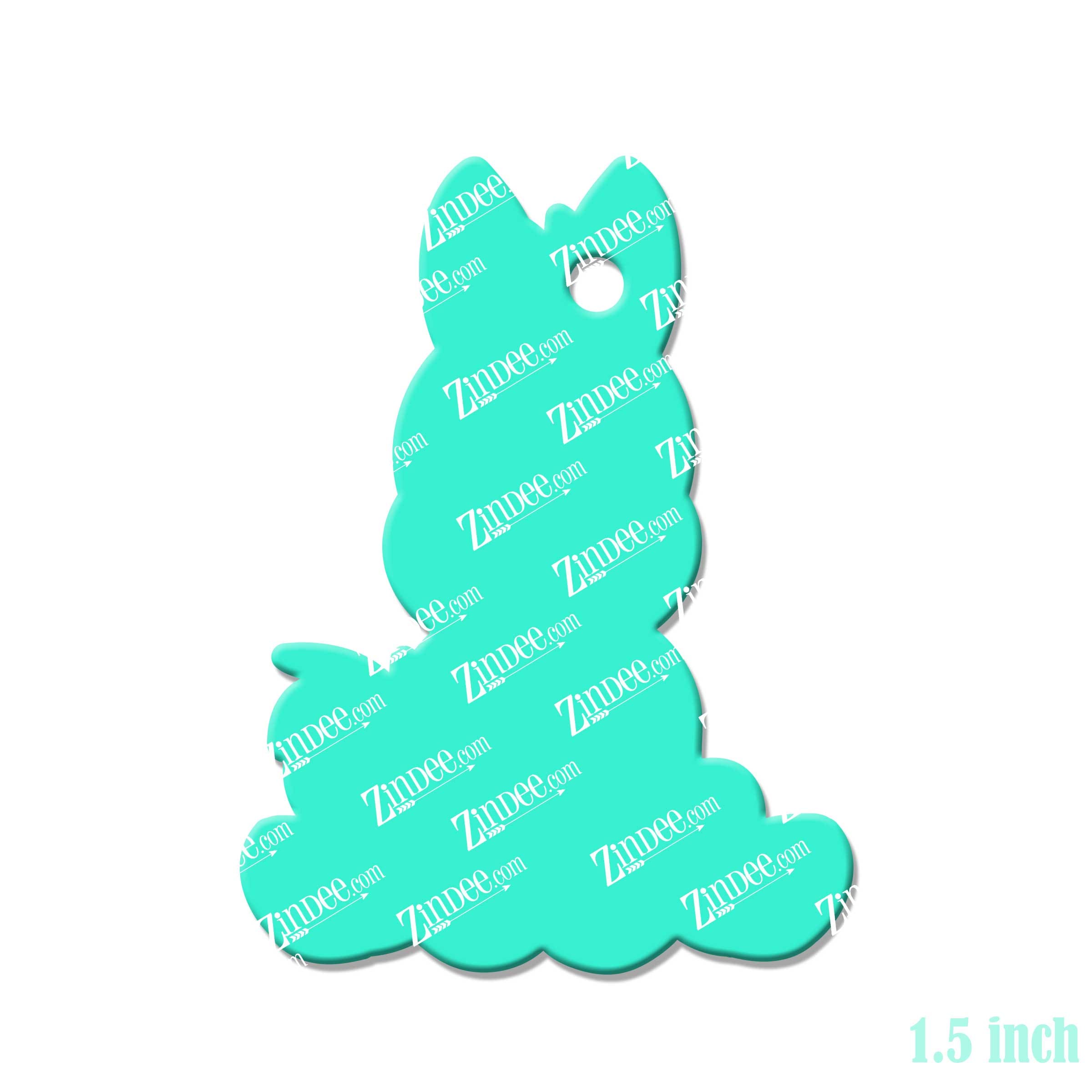 Sitting Horse Acrylic Blank- Sticker- UV DTF (1.5 inch) - Image 2