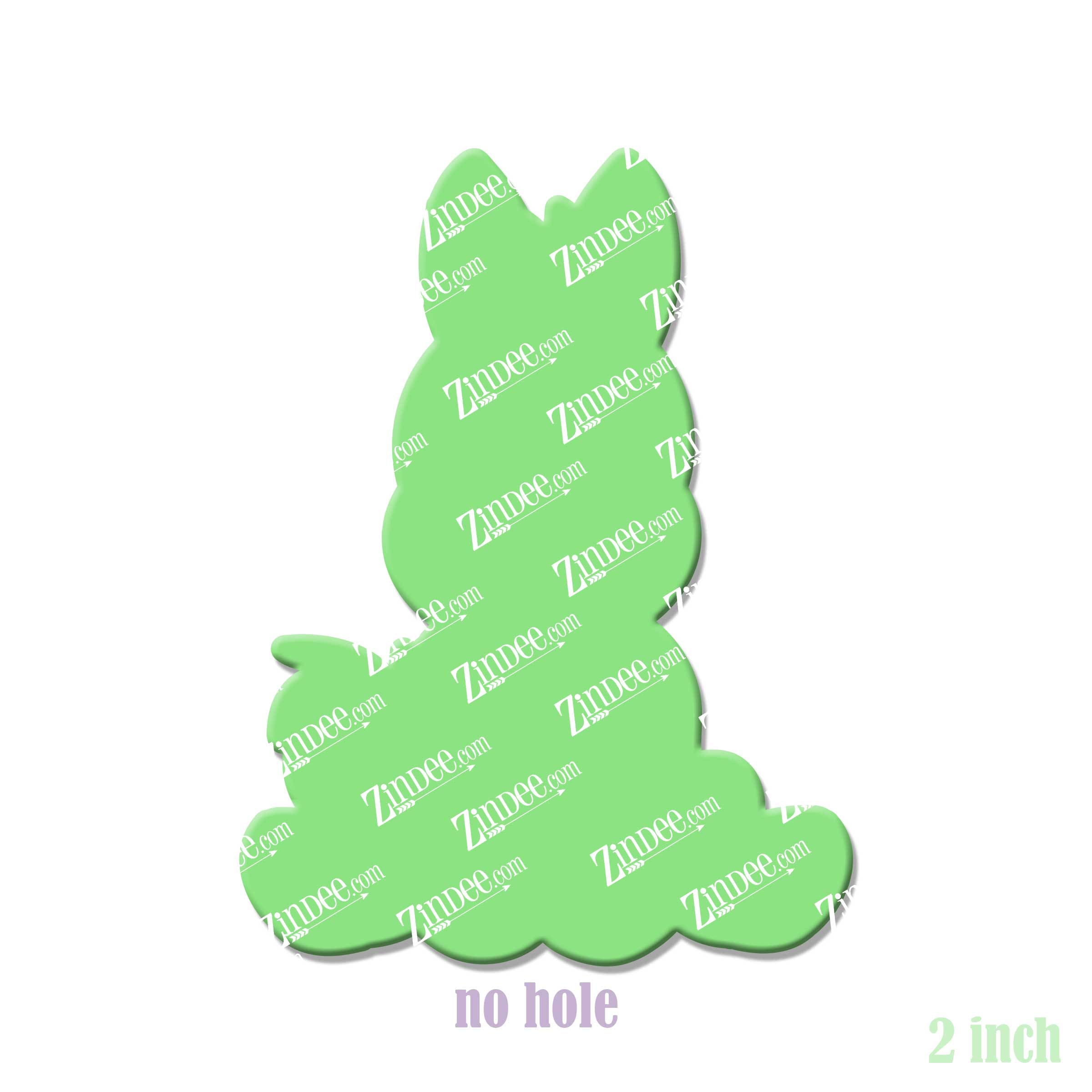 Alternative view of Sitting Horse Acrylic Blank- Sticker- UV DTF (2 inch) NO HOLE