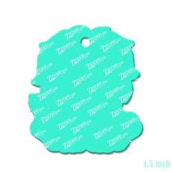 Alternative view of Sitting Lion Acrylic Blank- Sticker- UV DTF (1.5 inch)