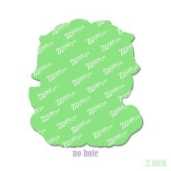 Alternative view of Sitting Lion – Acrylic Badge Reel Blank (2") No Hole | Optional Sticker or UV DTF