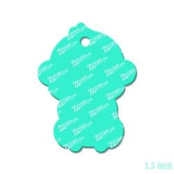 Alternative view of Sitting Monkey Acrylic Blank- Sticker- UV DTF (1.5 inch)