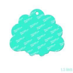 Alternative view of Sitting Turkey Acrylic Blank- Sticker- UV DTF (1.5 inch)