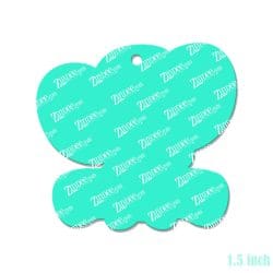 Alternative view of Sitting Elephant Acrylic Blank- Sticker- UV DTF (1.5 inch)