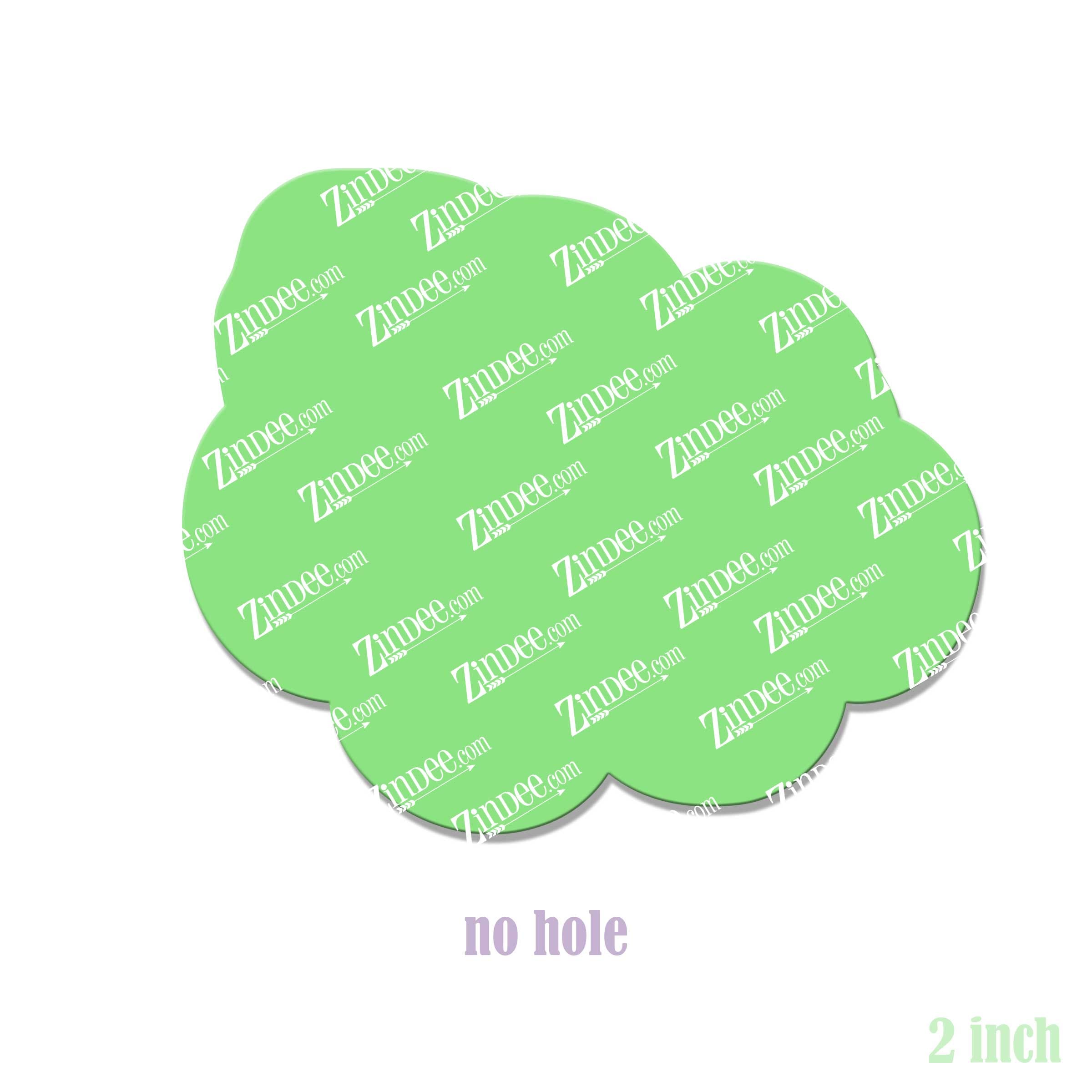 Alternative view of Sleeping Baby Santa (Dark Skin) Acrylic Blank- Sticker- UV DTF (2 inch) NO HOLE