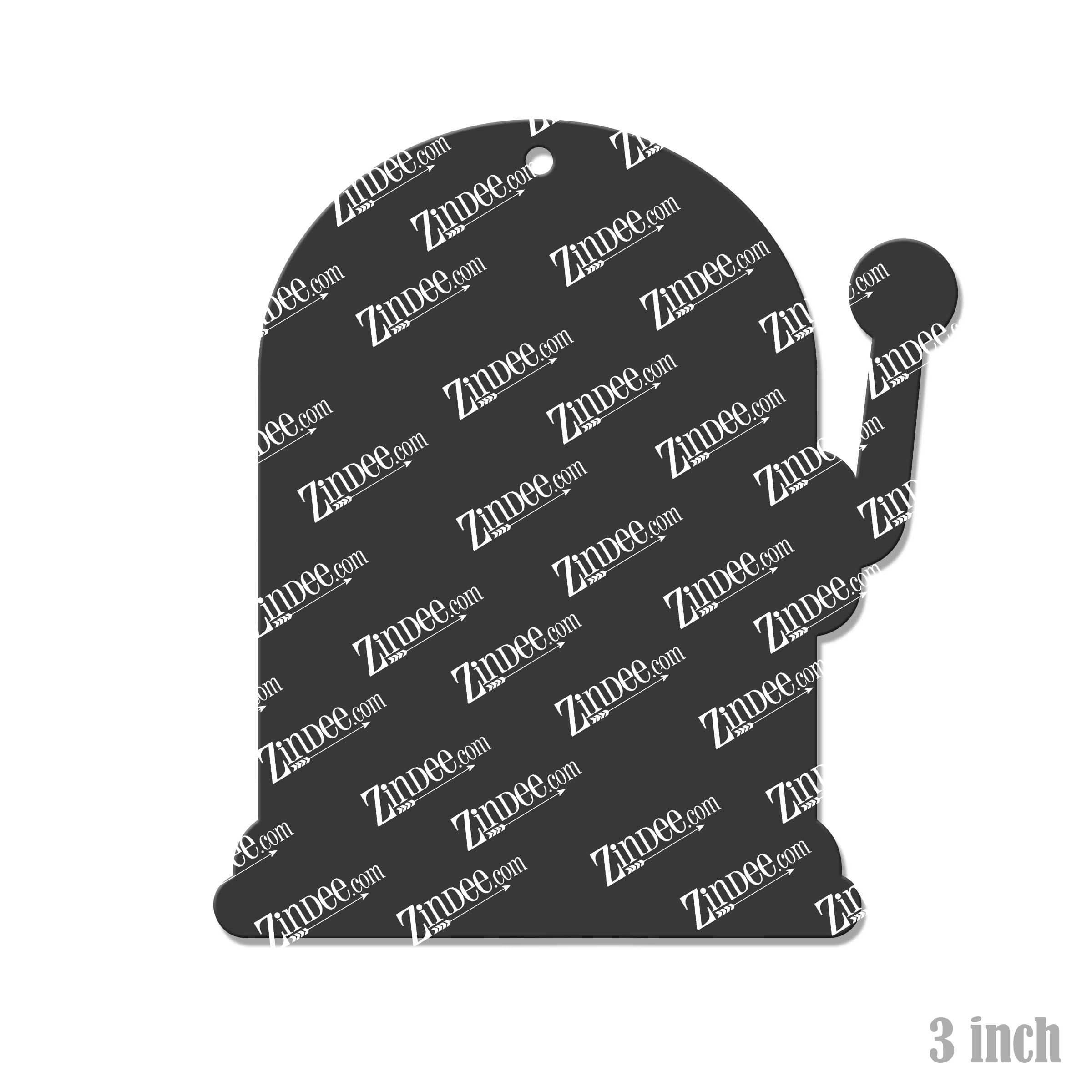 Alternative view of Slot Machine Acrylic Blank- Sticker- UV DTF (3 inch)