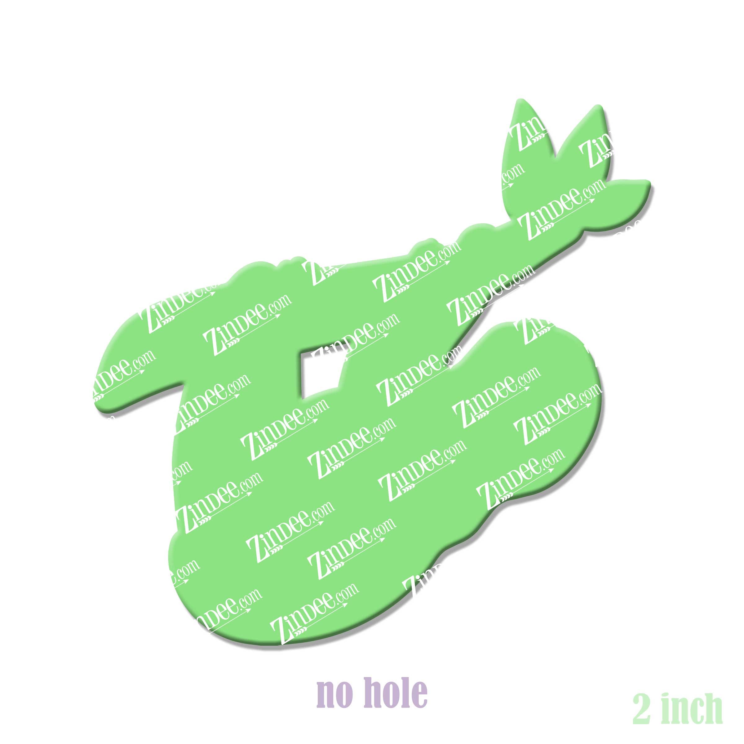 Alternative view of Sloth Acrylic Blank- Sticker- UV DTF (2 inch) NO HOLE