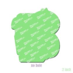 Alternative view of Sloth Coffee – Acrylic Badge Reel Blank (2") No Hole | Optional Sticker or UV DTF