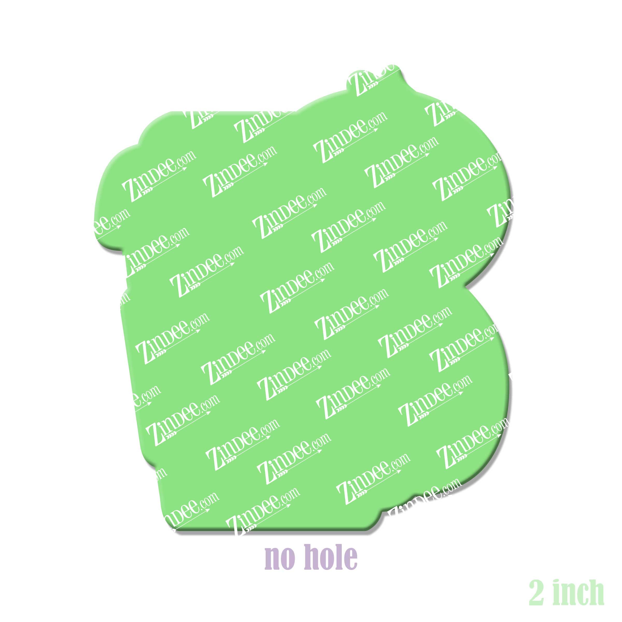 Alternative view of Sloth Coffee Acrylic Blank- Sticker- UV DTF (2 inch) NO HOLE