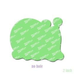 Alternative view of Snail – Acrylic Badge Reel Blank (2") No Hole | Optional Sticker or UV DTF