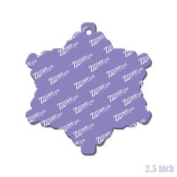 Alternative view of Snowflake Acrylic Blank- Sticker- UV DTF (2.5 inch)