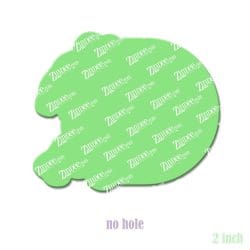 Alternative view of Soccer Ball Tag (BOY) – Acrylic Badge Reel Blank (2") No Hole | Optional Sticker or UV DTF