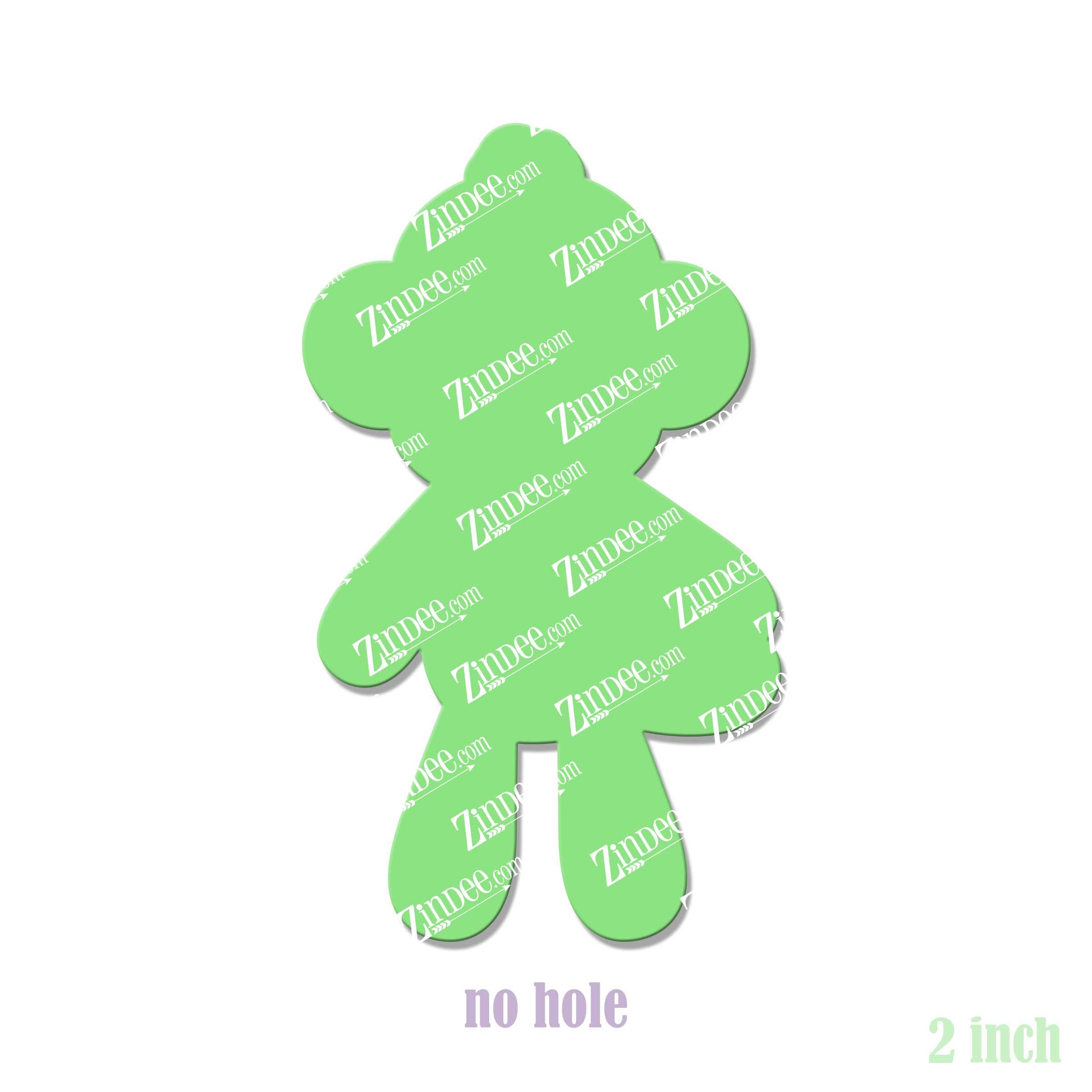 Alternative view of Sock Monkey Acrylic Blank- Sticker- UV DTF (2 inch) NO HOLE